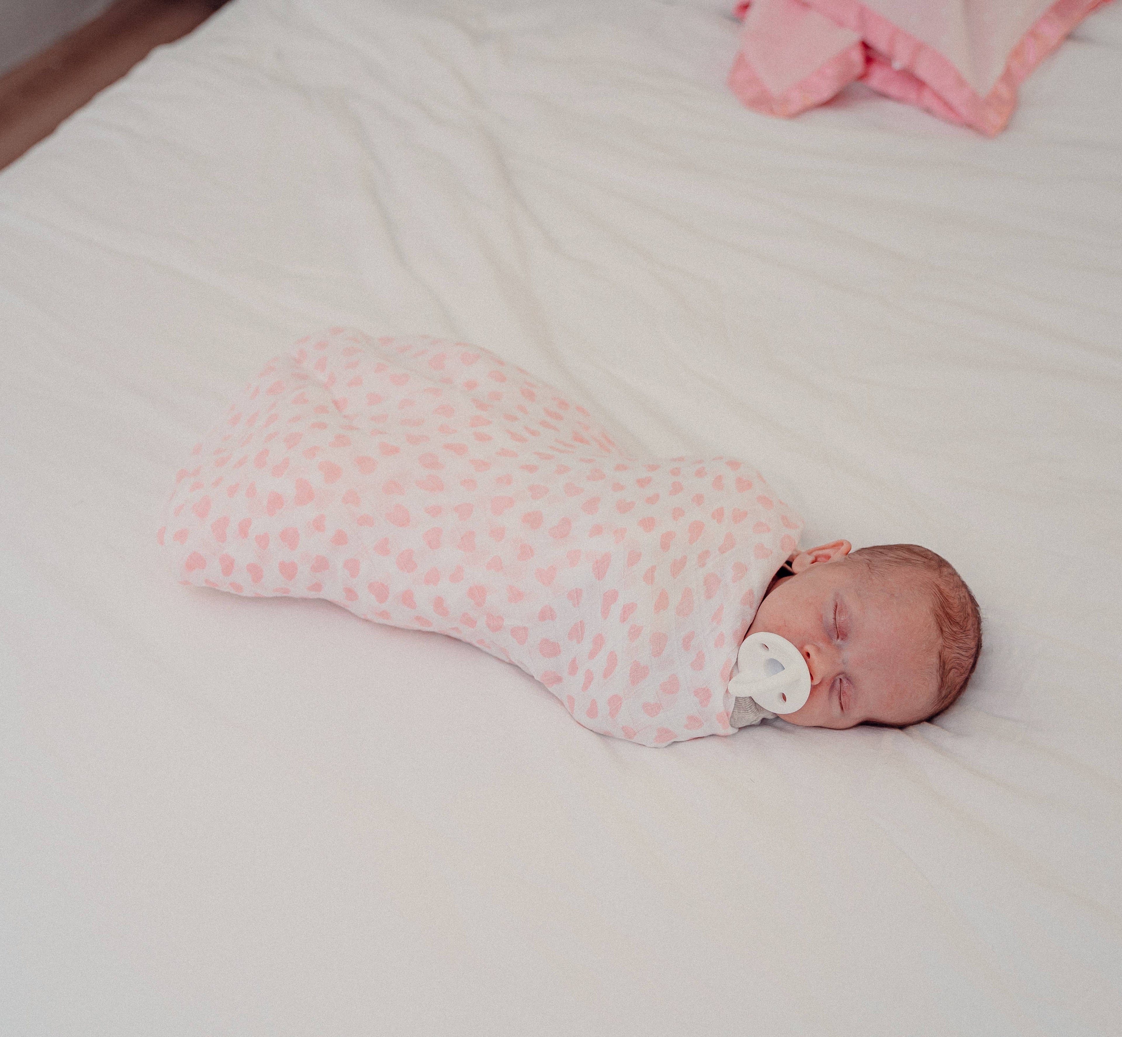 Muslin Swaddle Blankets, Pack of 4, 47" x 47" by Comfy Cubs