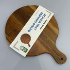 Acacia Wood Serving Tray – 40 x 30 x 1.5 cm – Serving Tray for Snacks & Drinks