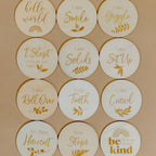 Wooden Milestone Discs