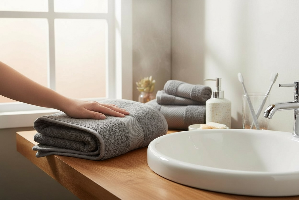 Cotton Bath Towel – Soft Towel for Bathroom or Kitchen