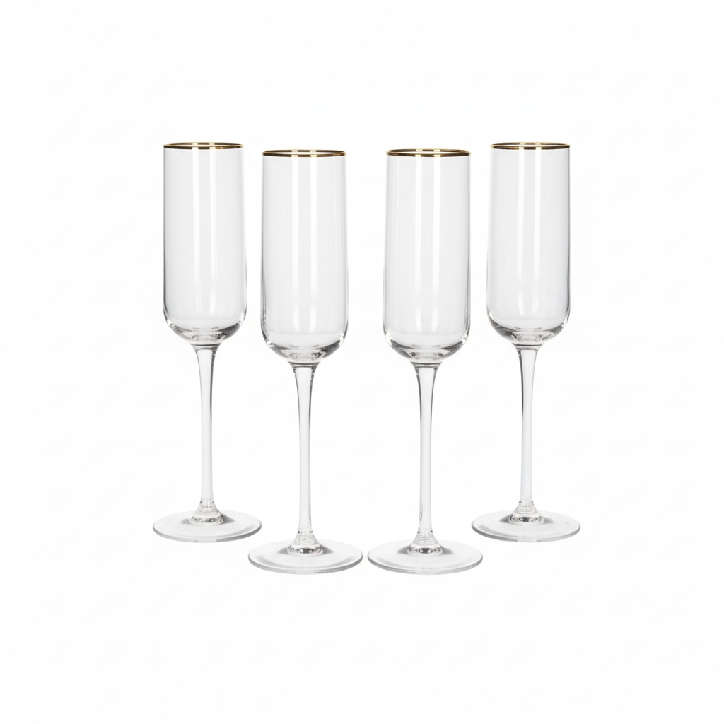 Champagne/Wine Glasses 4pc Set
