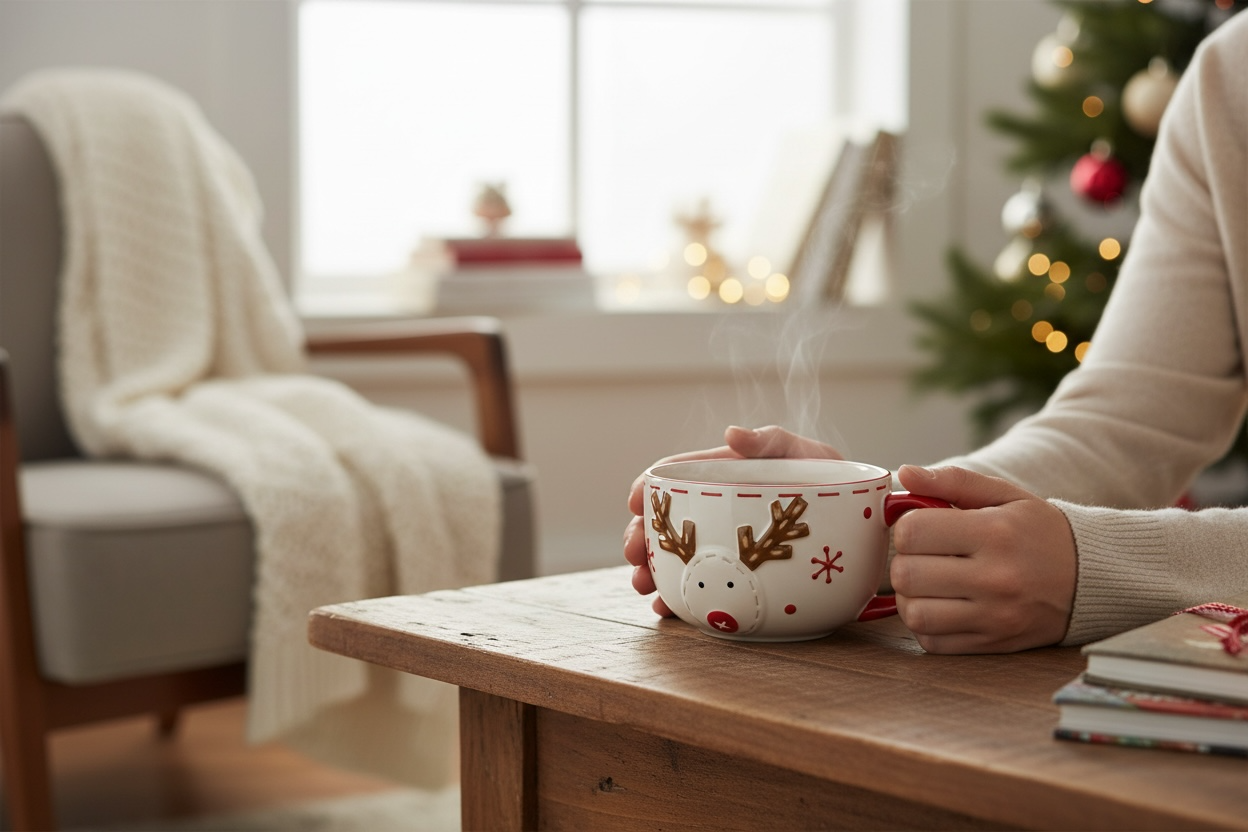 SALE! Christmas Mug - Coffee and Tea