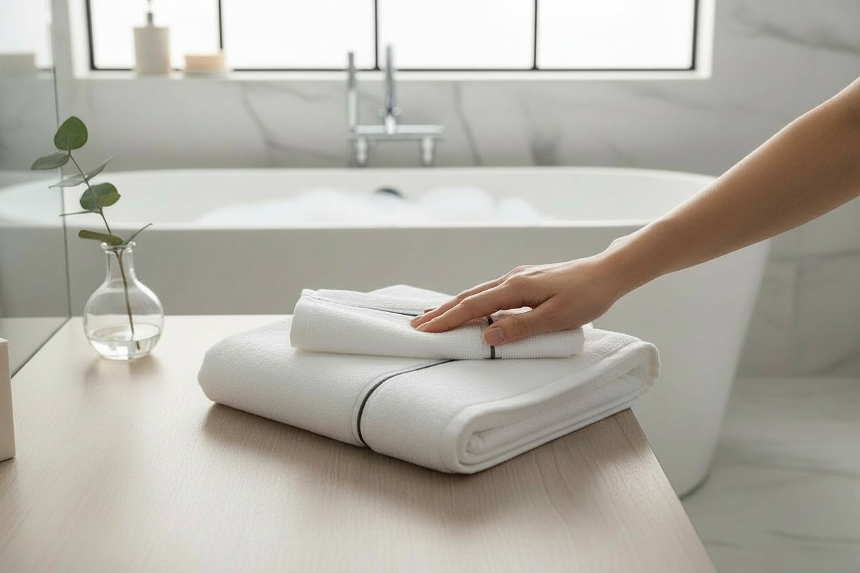 Cotton Wash Cloth – Soft Towel for Bathroom or Kitchen