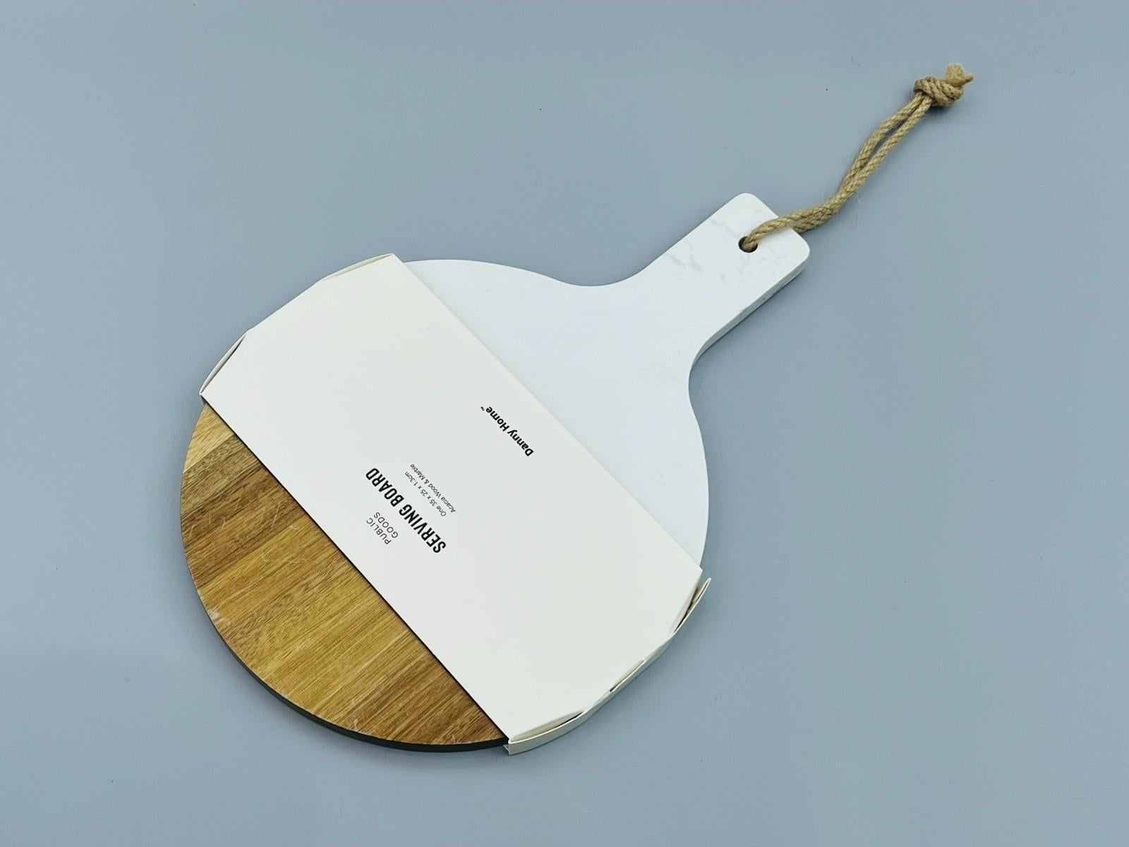 Marble Serving Tray  35x25x1.3cm – Serving Tray for Snacks & Drinks