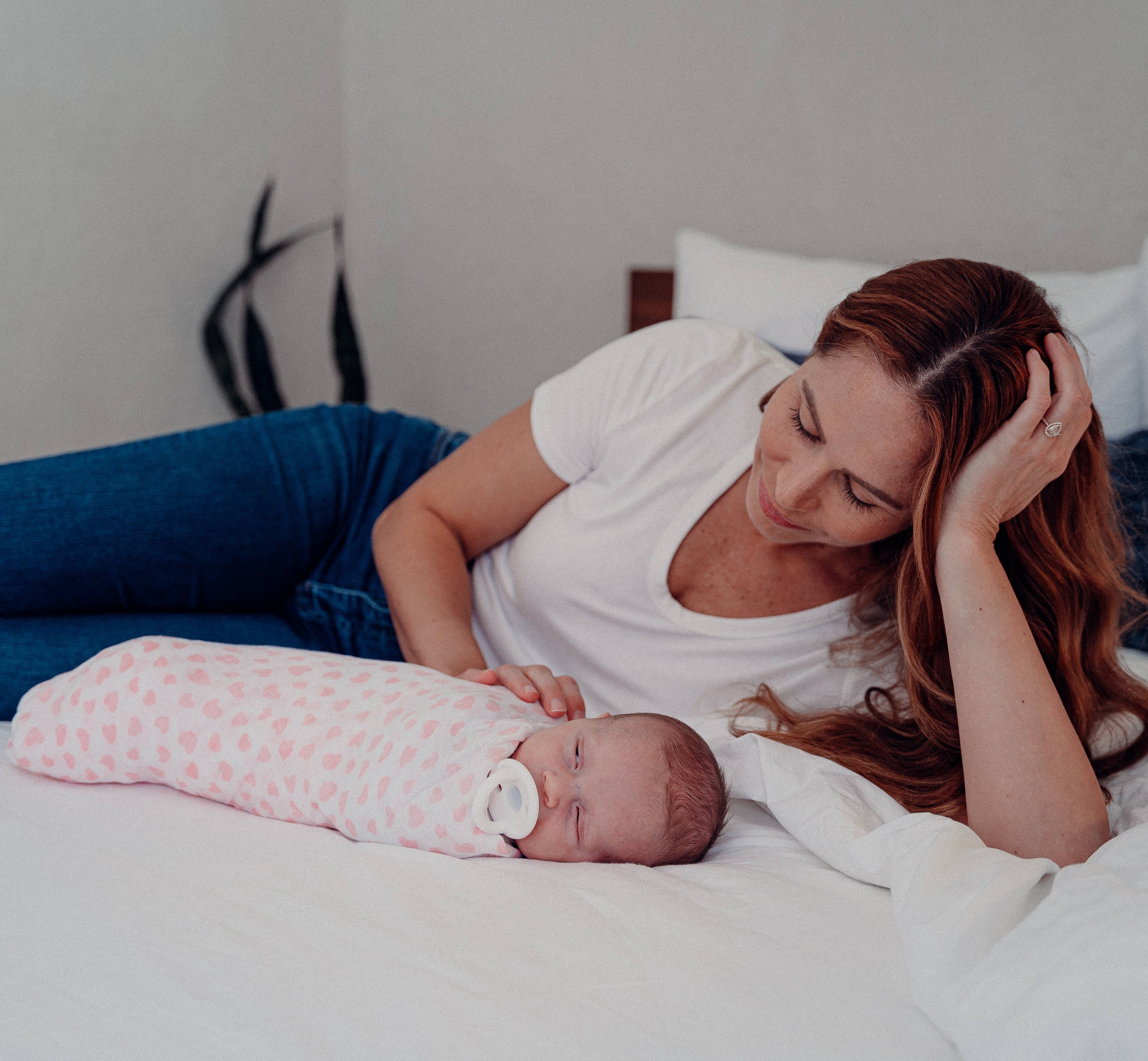 Muslin Swaddle Blankets, Pack of 4, 47" x 47" by Comfy Cubs