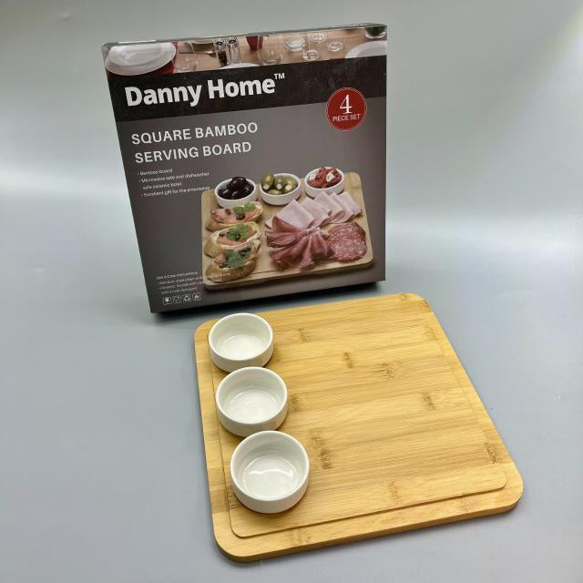 Bamboo Serving Bowl – Serving Bowl for Salads & Sides