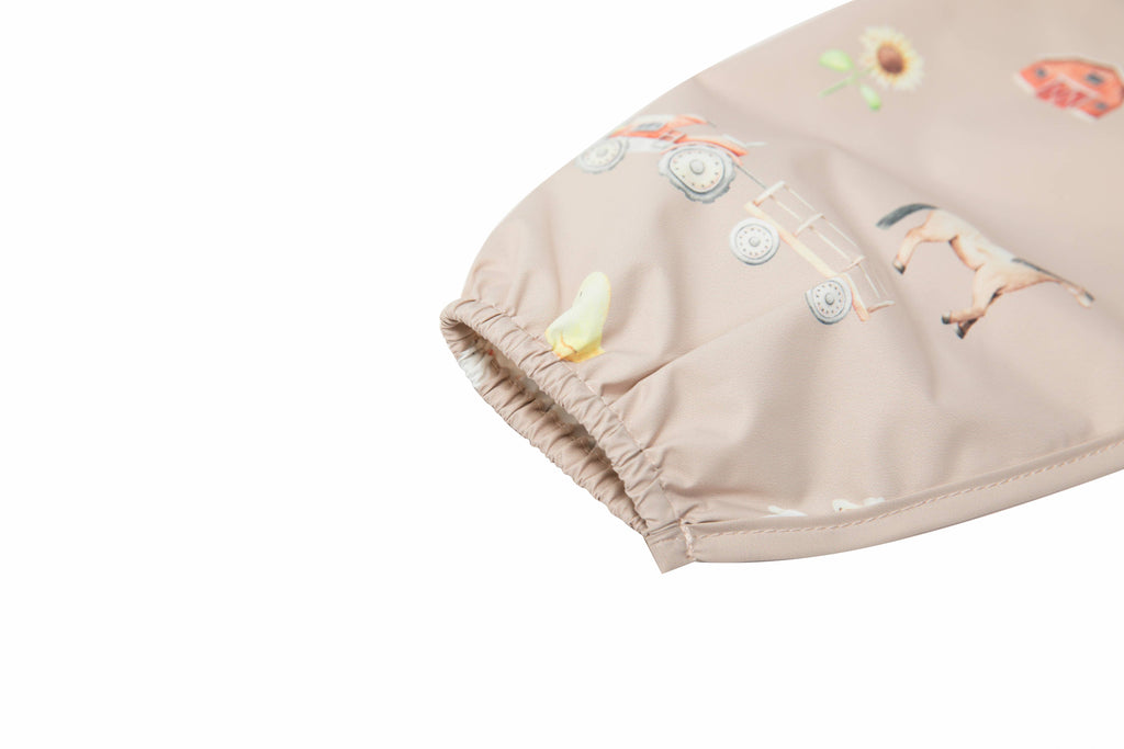 Smock Bib for Baby & Toddler Long Sleeve (Farm)