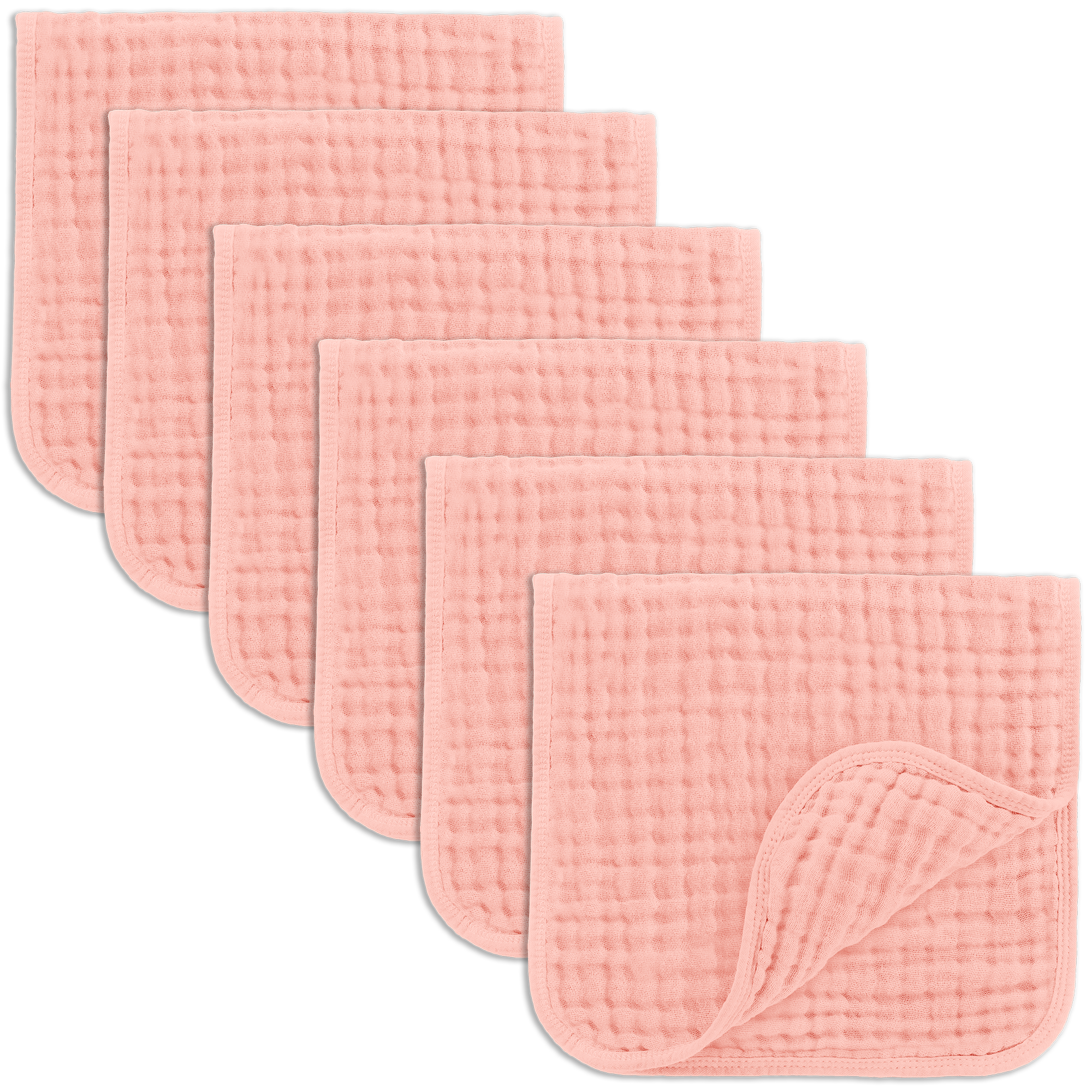 Baby Burp Cloths - 100% Muslin Cotton by Comfy Cubs