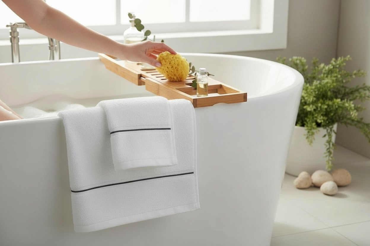 Cotton Wash Cloth – Soft Towel for Bathroom or Kitchen