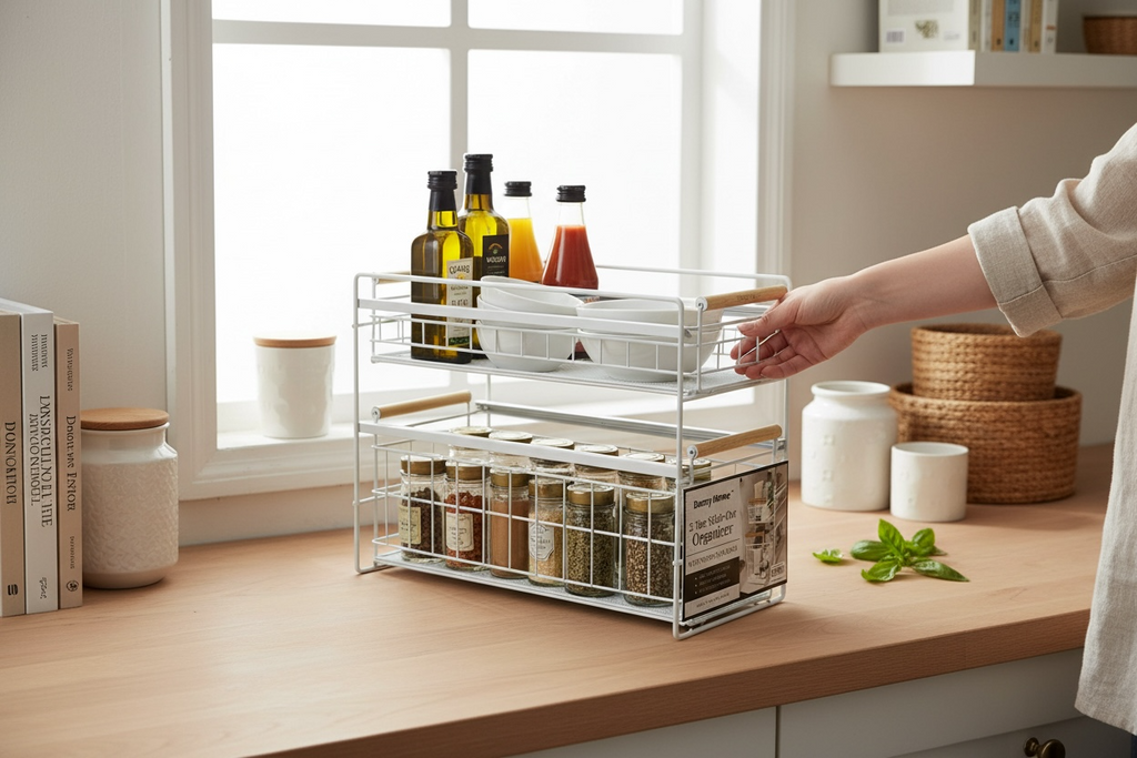 Wood Organizer Drawer – Home & Kitchen Use