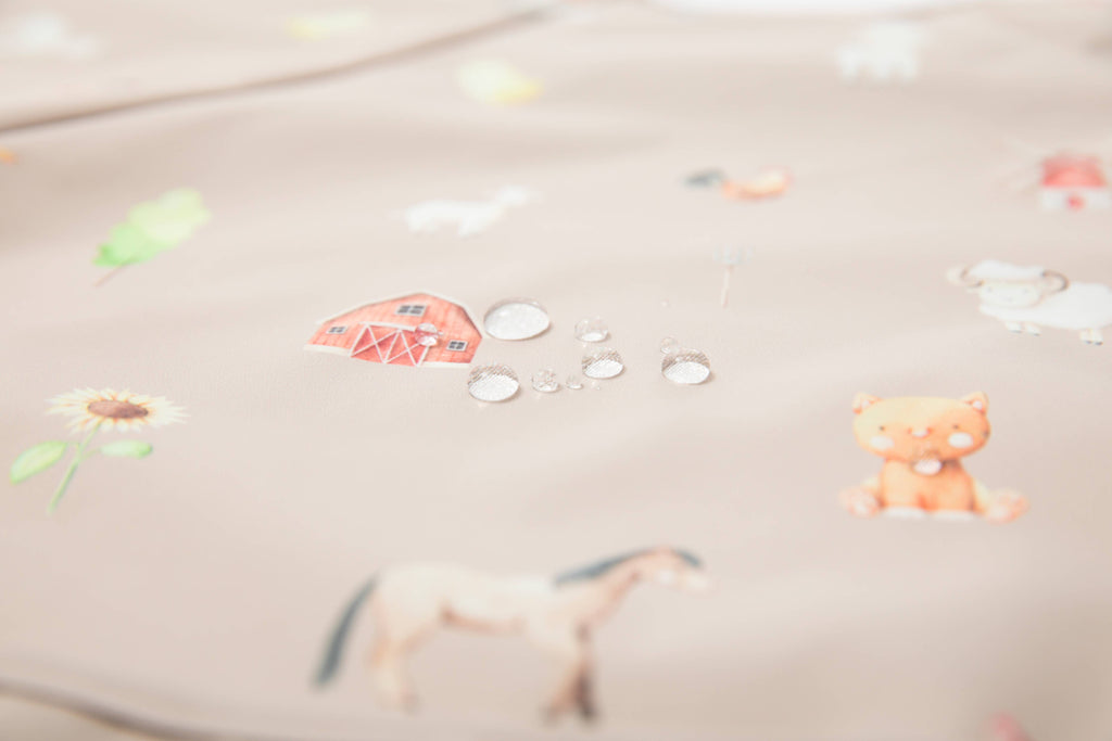 Smock Bib for Baby & Toddler Long Sleeve (Farm)