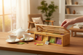 Bamboo Tea Organizer Box – Great Gift!