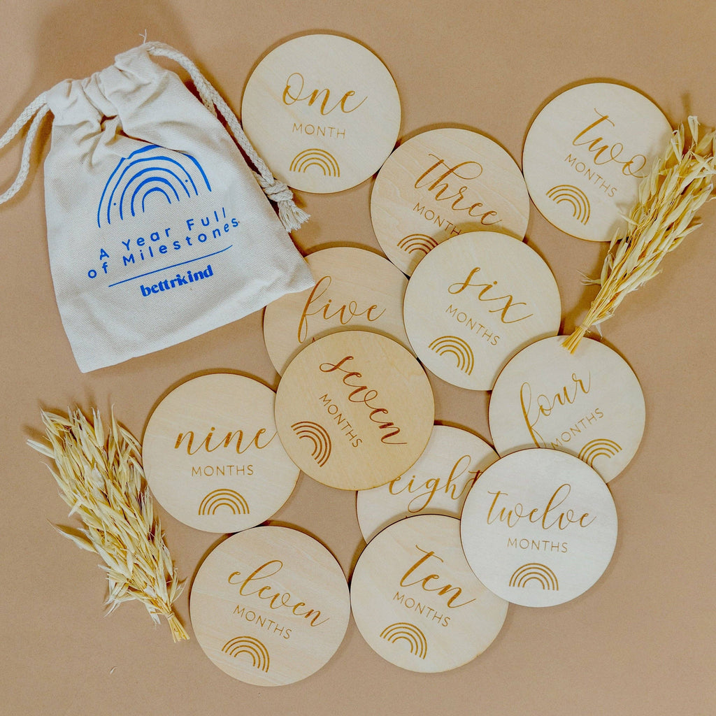 Wooden Milestone Discs