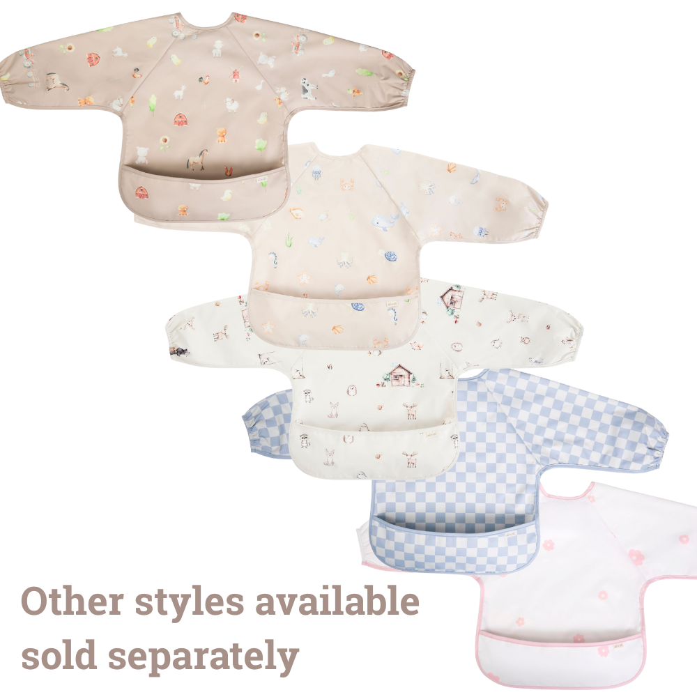 Smock Bib for Baby & Toddler Long Sleeve (Farm)