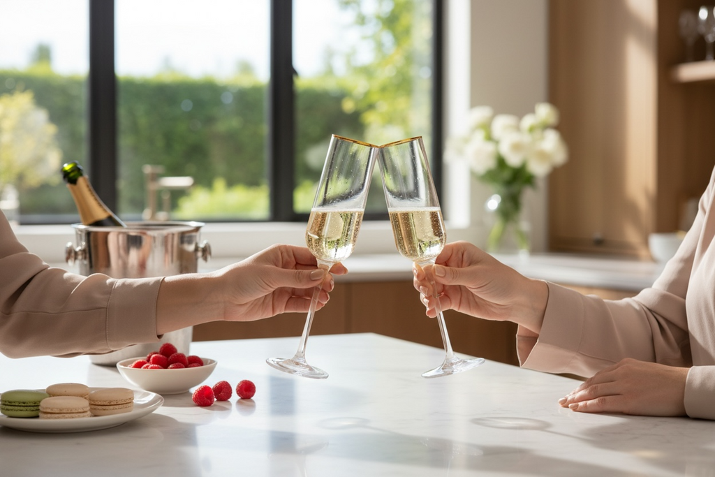 Champagne/Wine Glasses 4pc Set