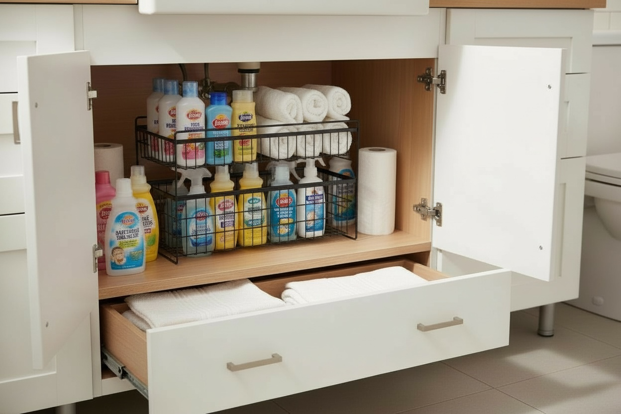 Wood Organizer Drawer – Home & Kitchen Use