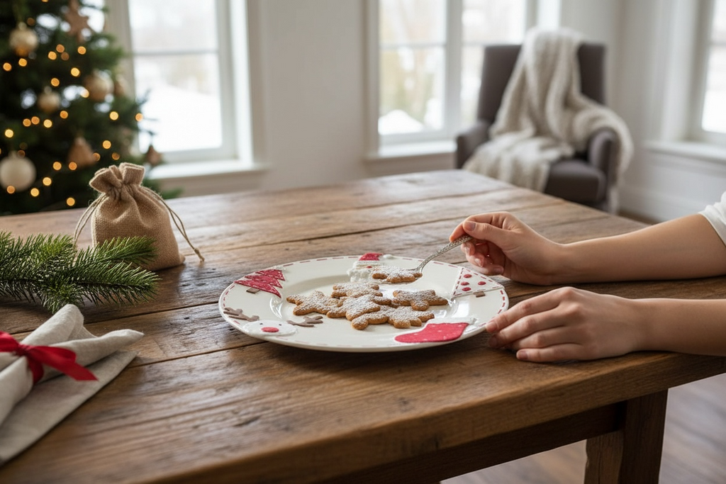 SALE! 10” Christmas Dinner Plate - Kitchen and Dining