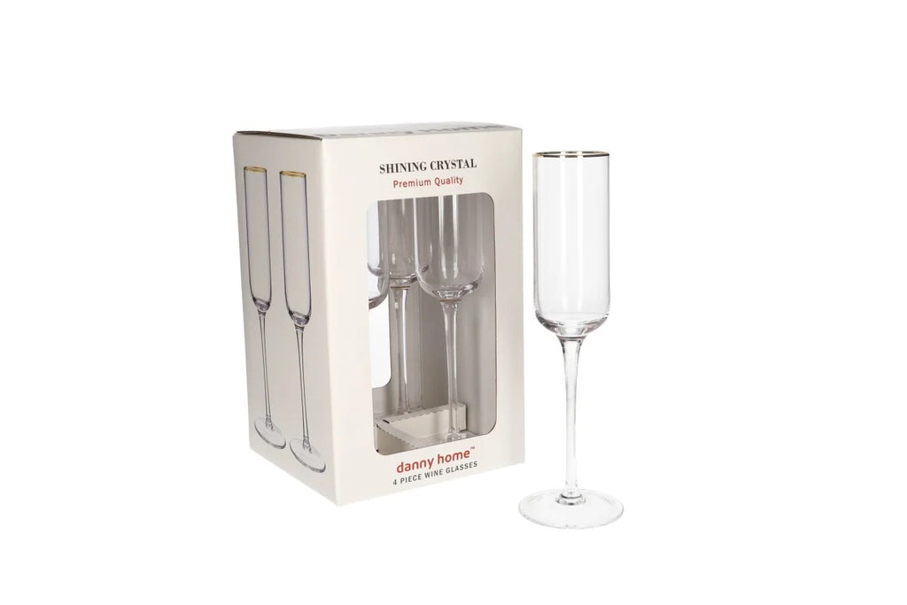 Champagne/Wine Glasses 4pc Set