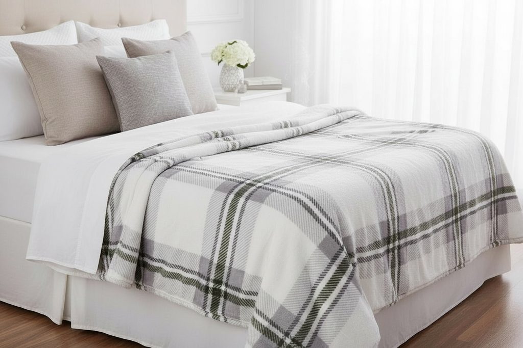 Throw Blanket – Cozy Throw Blanket for Sofa or Bed