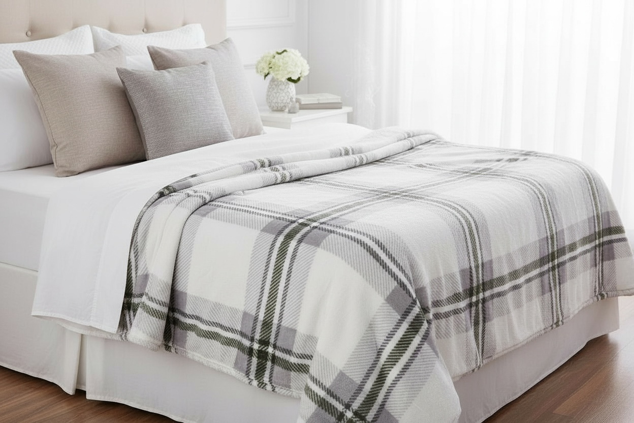 Throw Blanket – Cozy Throw Blanket for Sofa or Bed