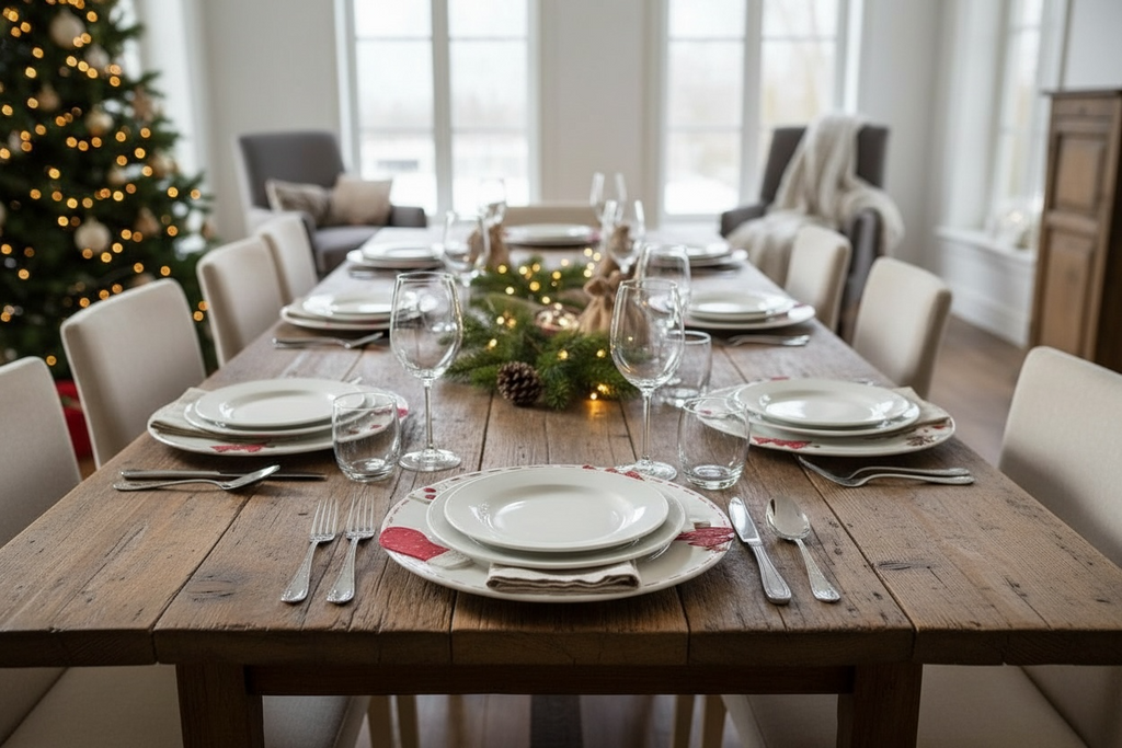 SALE! 10” Christmas Dinner Plate - Kitchen and Dining