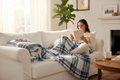 Throw Blanket – Cozy Throw Blanket for Sofa or Bed