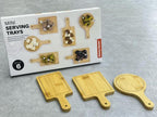 Mini Bamboo Serving Trays – Serving Tray for Snacks & Hors d'oeuvres