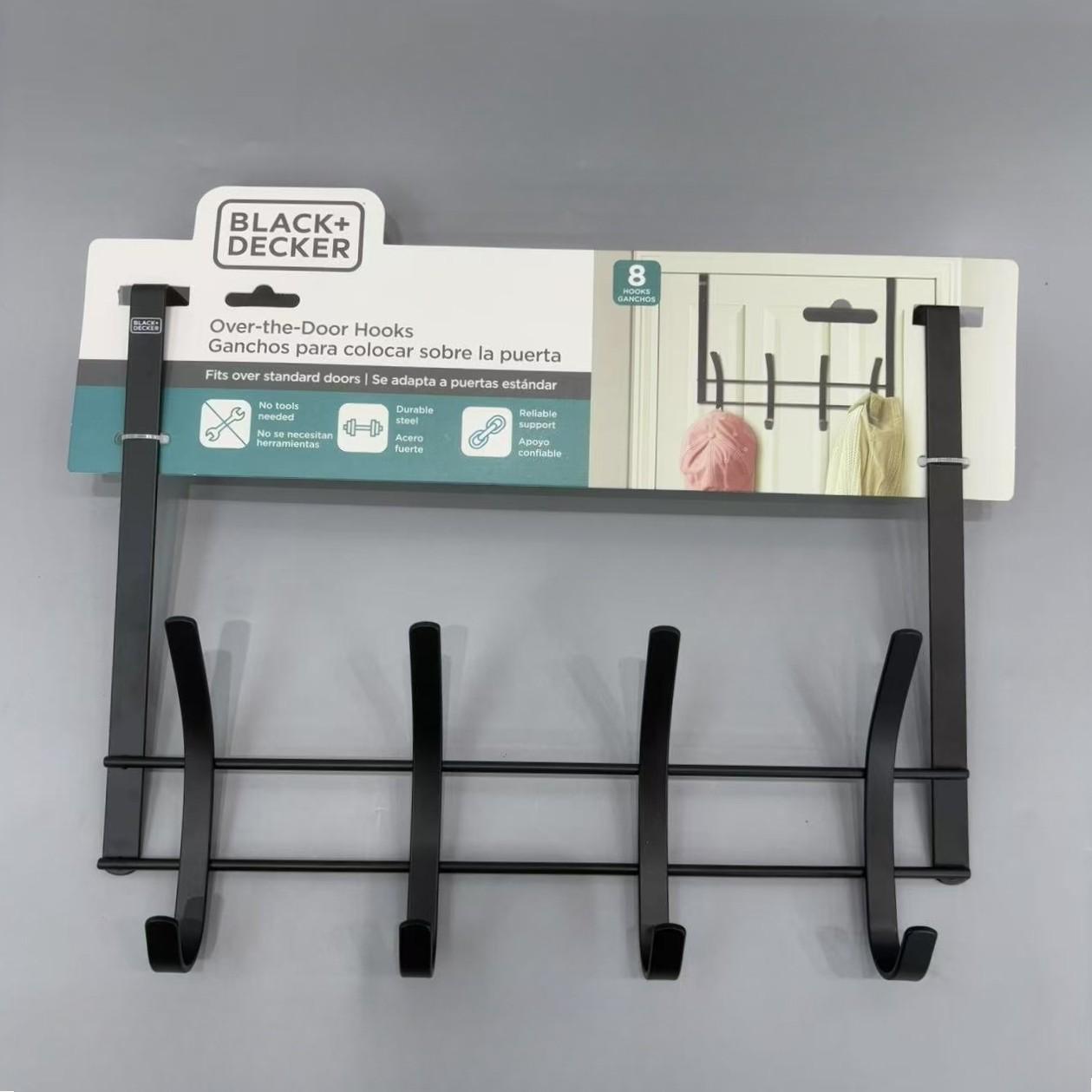 Behind Door Hooks Premium – Home & Closet Use