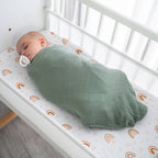 Muslin Swaddle Blankets, Pack of 4, 47" x 47" by Comfy Cubs
