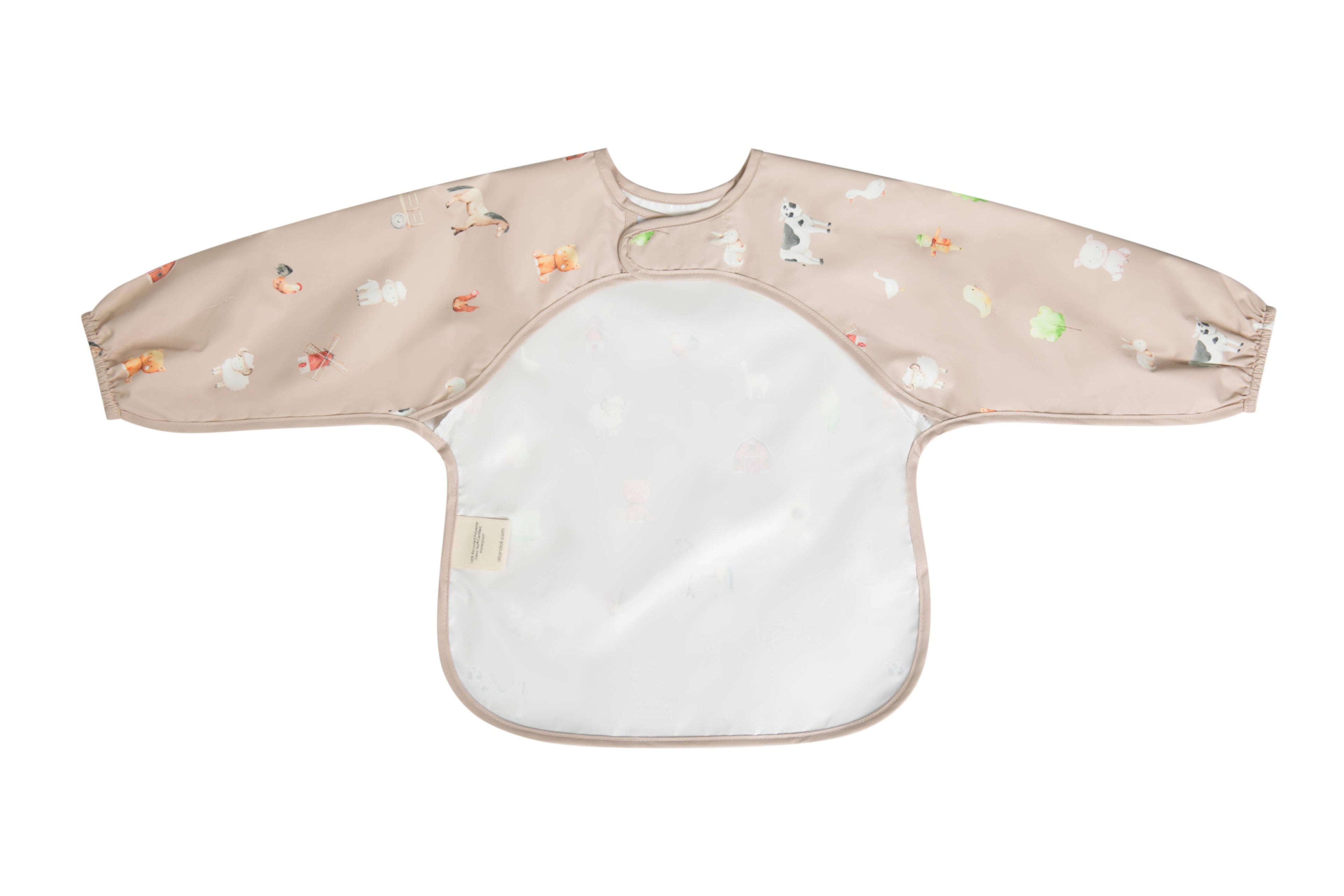 Smock Bib for Baby & Toddler Long Sleeve (Farm)