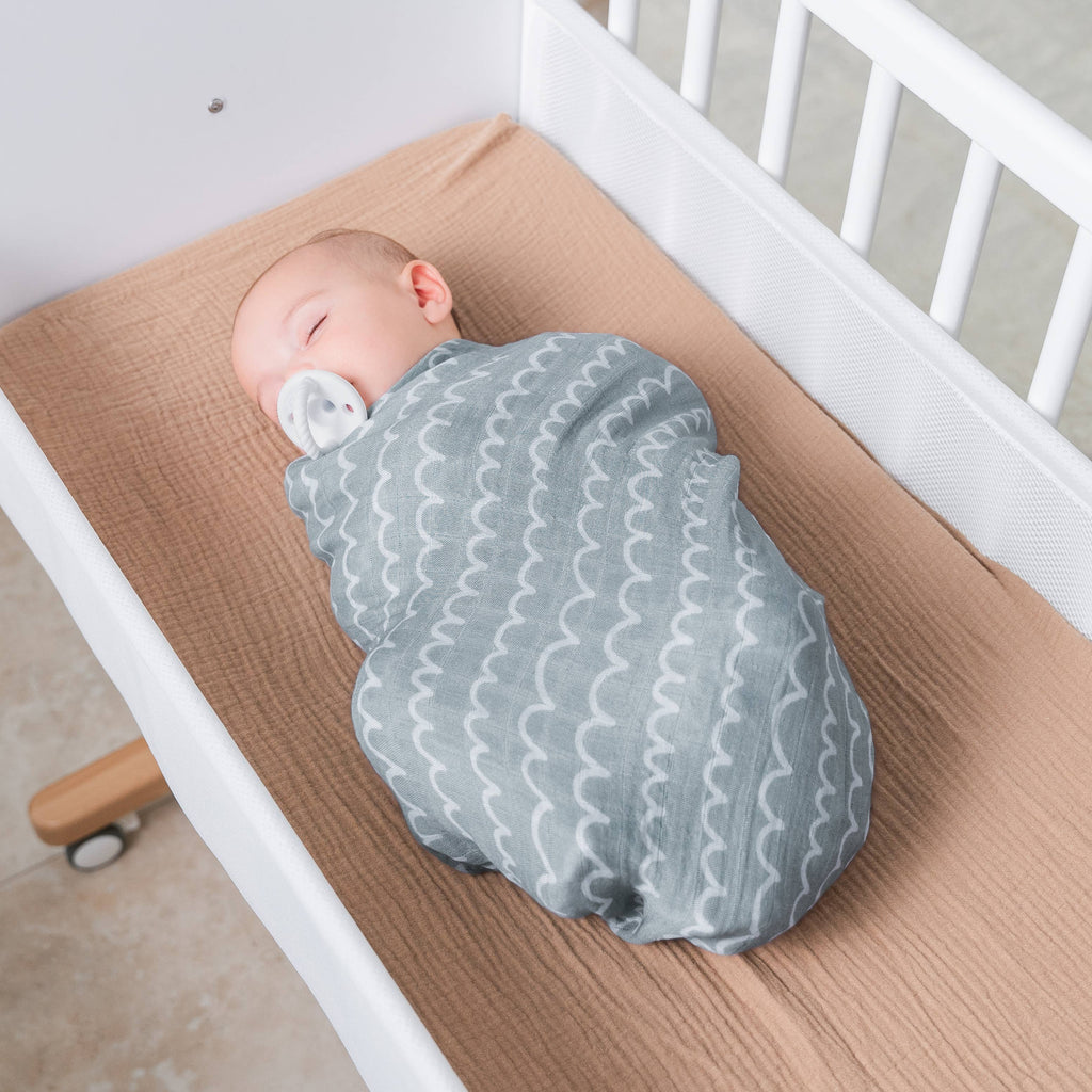 Muslin Swaddle Blankets, Pack of 4, 47" x 47" by Comfy Cubs