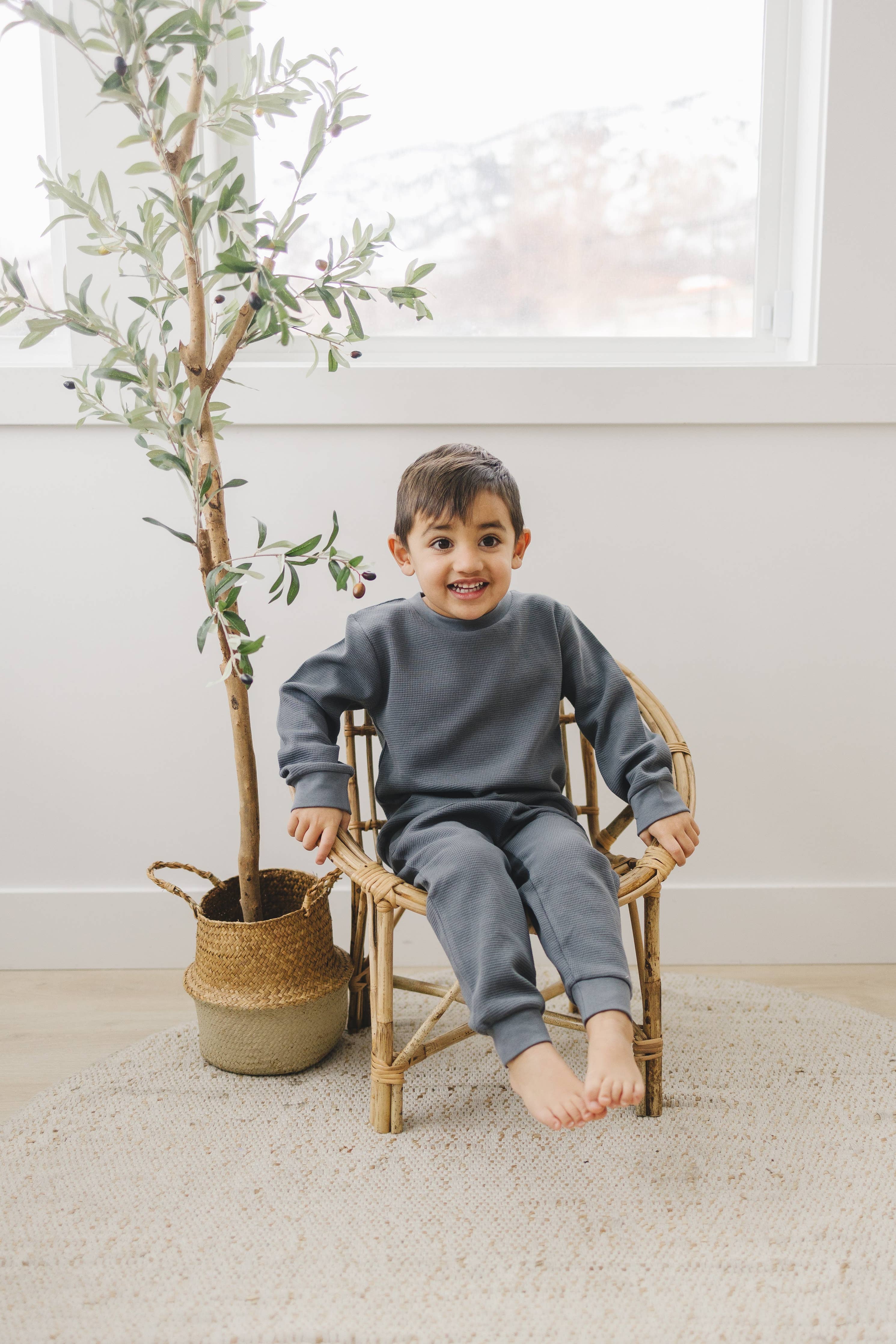 Blank Crew Neck | Charcoal