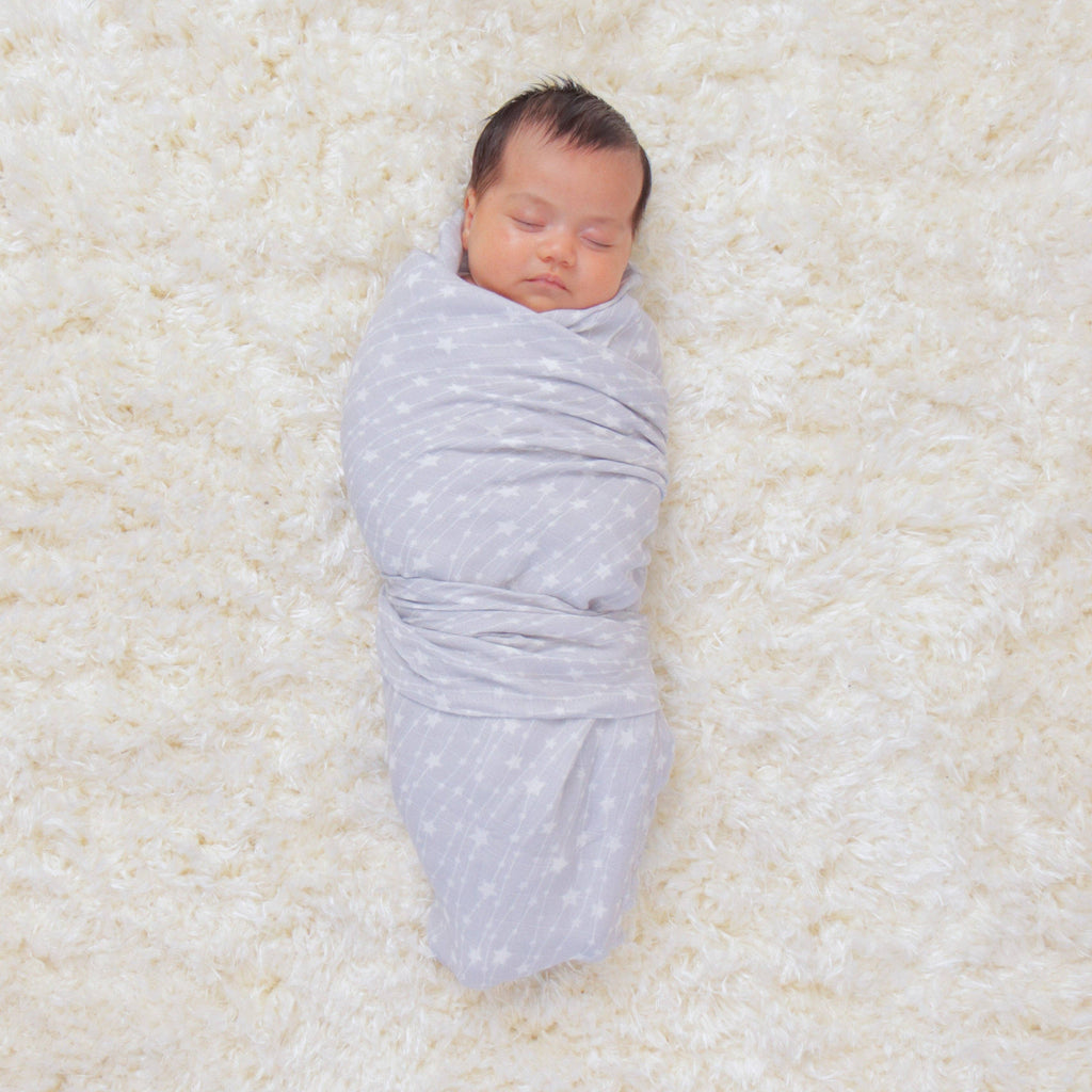 Muslin Swaddle Blankets, Pack of 4, 47" x 47" by Comfy Cubs